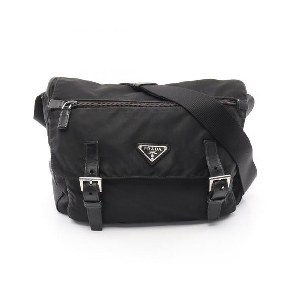 Prada VELA SPORT Bag Shoulder Black Nylon Leather - Picture 1 of 8